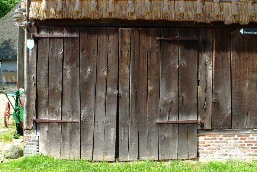 Detaul oude schuur in Orvelte