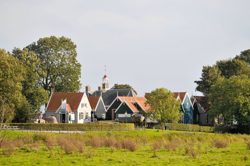 Uitzicht op Middelbuurt Schokland 1