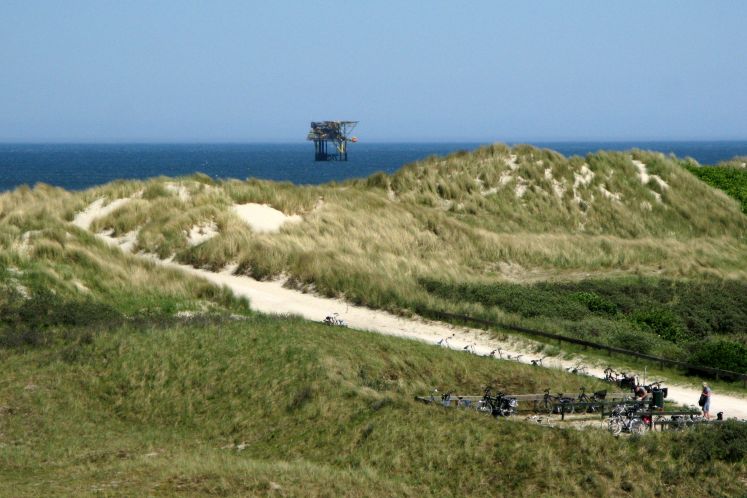 Duinenrij nabij Buren Ameland