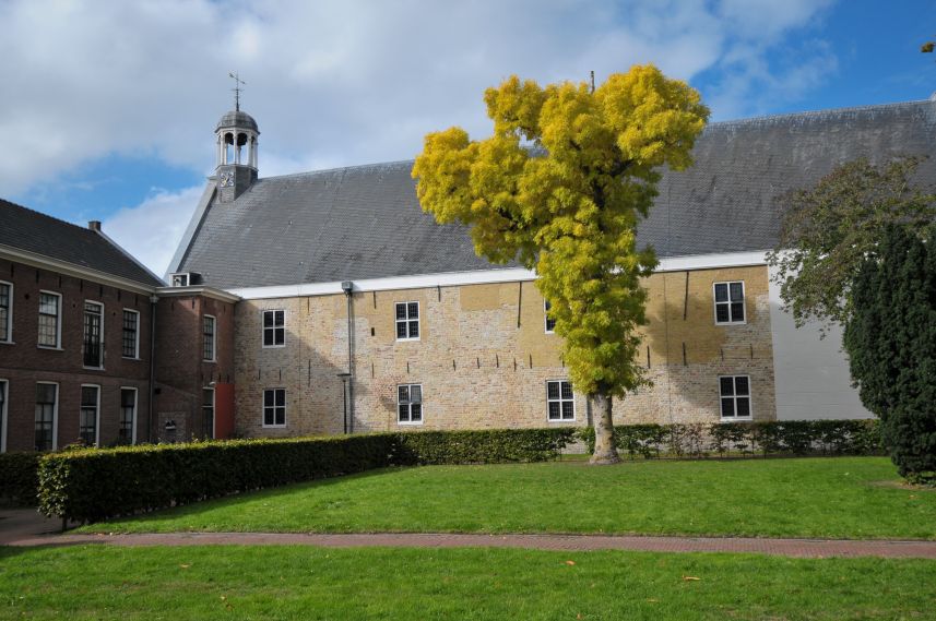 Binnentuin van het voormalige Academiegebouw in Franeker