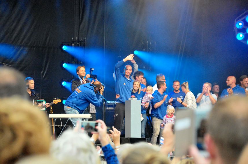 Huldiging Maarten van der Weijden