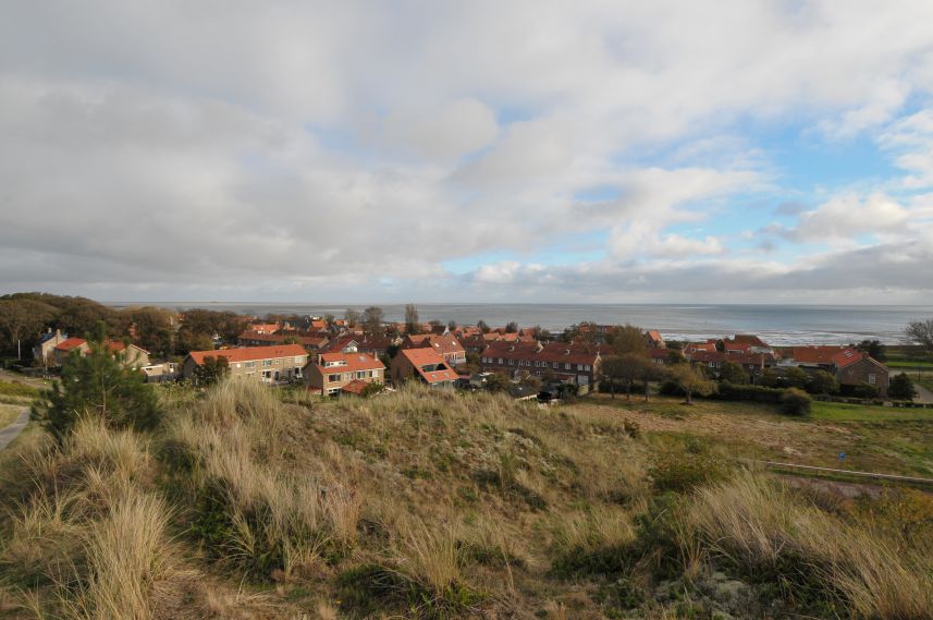 Oost-Vlieland met op de achtergrond de Waddenzee