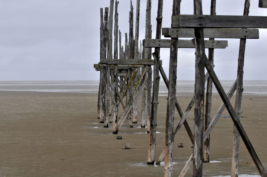 Vervallen steiger op de Vleihors te Vlieland 3