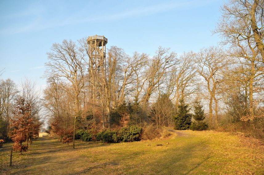 Uitzicht op Belvedere in Oranjewoud