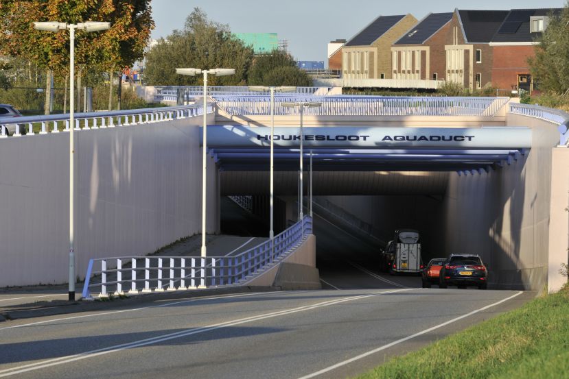 Houkesloot aquaduct bij Sneek