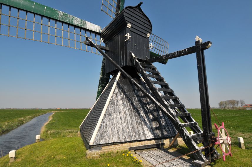 Molen de Spinnekop bij Hemert onder Witmarsum