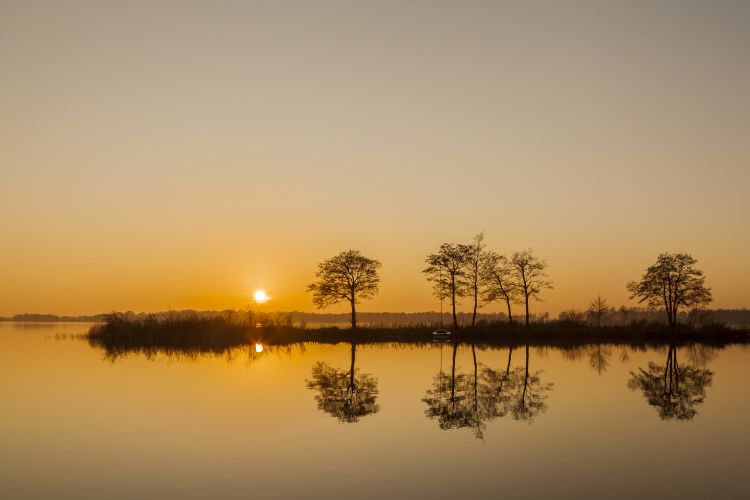 Zonsondergang Nannewijd bij Oudehaske