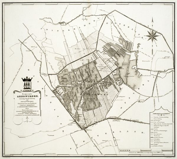 Aengwirden in de atlas van Eekhoff