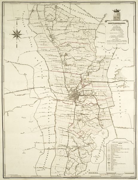 Leeuwarderadeel in de atlas van Eekhoff