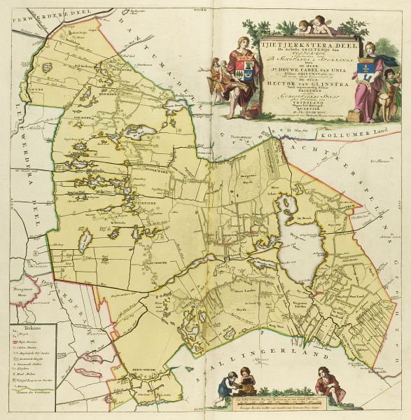 Tietjerksteradeel in de atlas van Schotanus