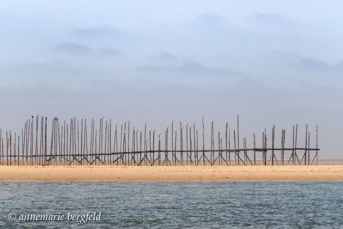 Steiger op de Vliehors  van veer De Vriendschap naar Texel