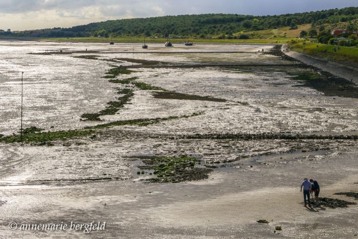 Drooggevallen wad onder Vlieland 