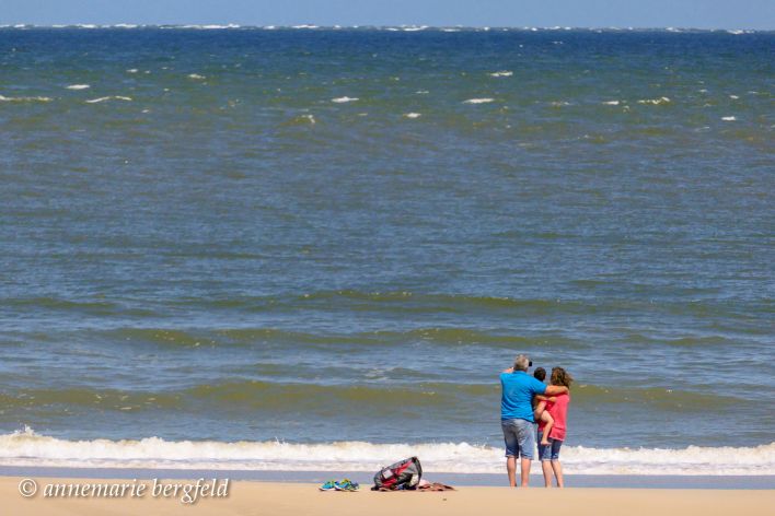 Selfie op het strand