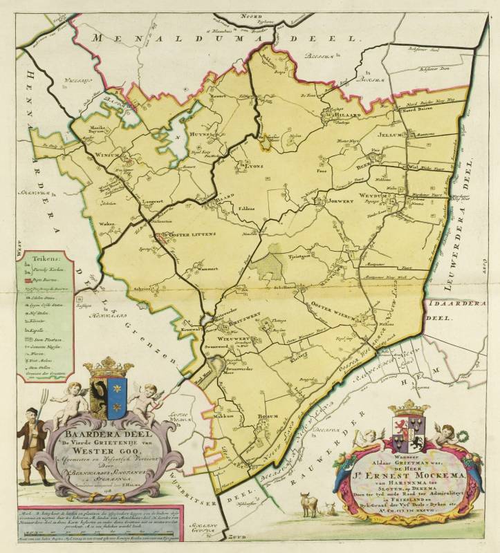 Baarderadeel in de atlas van Schotanus