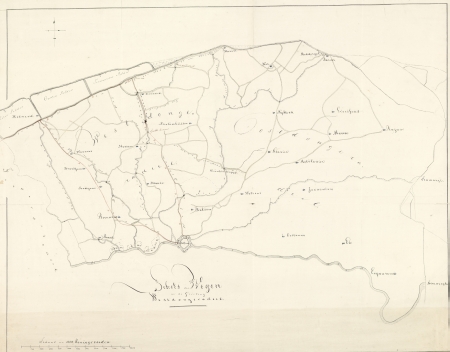 Schets der wegen in de Grietenij Westdongeradeel