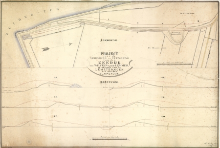 Project voor de verhooging en verzwaring van de zeedijk ten westen van de Lemmer 