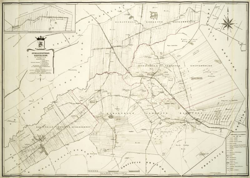 Ooststellingwerf in de atlas van Eekhoff