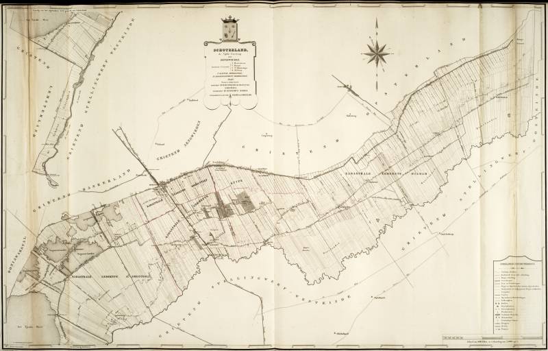 Schoterland in de atlas van Eekhoff