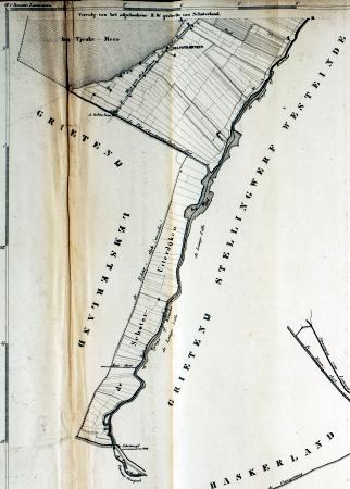 Schoterland (zuidwestelijk gedeelte) in de atlas van Eekhoff