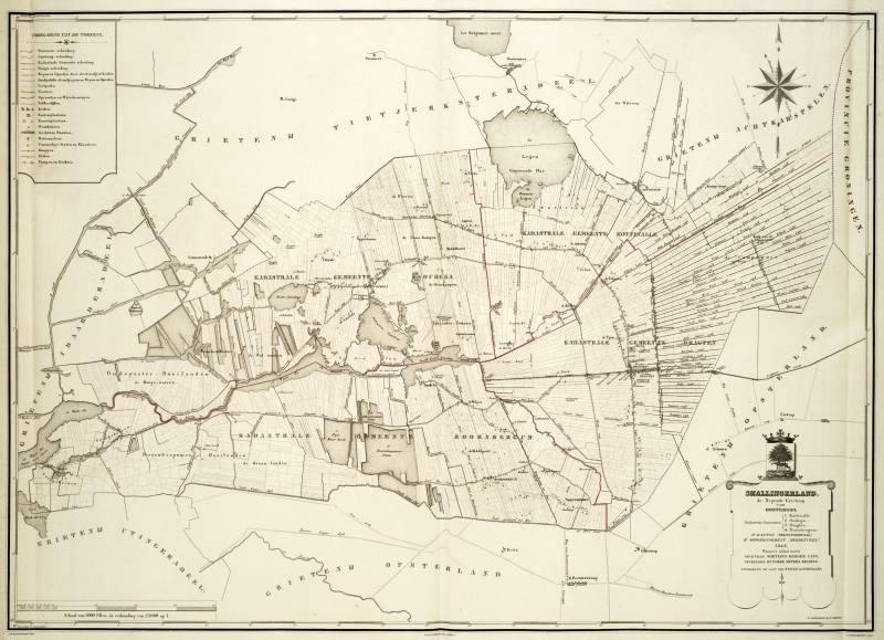 Smallingerland in de atlas van Eekhoff