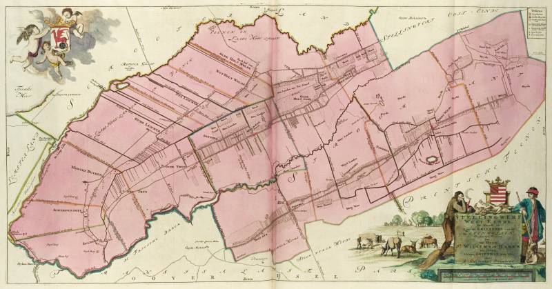 Weststellingwerf in de atlas van Schotanus