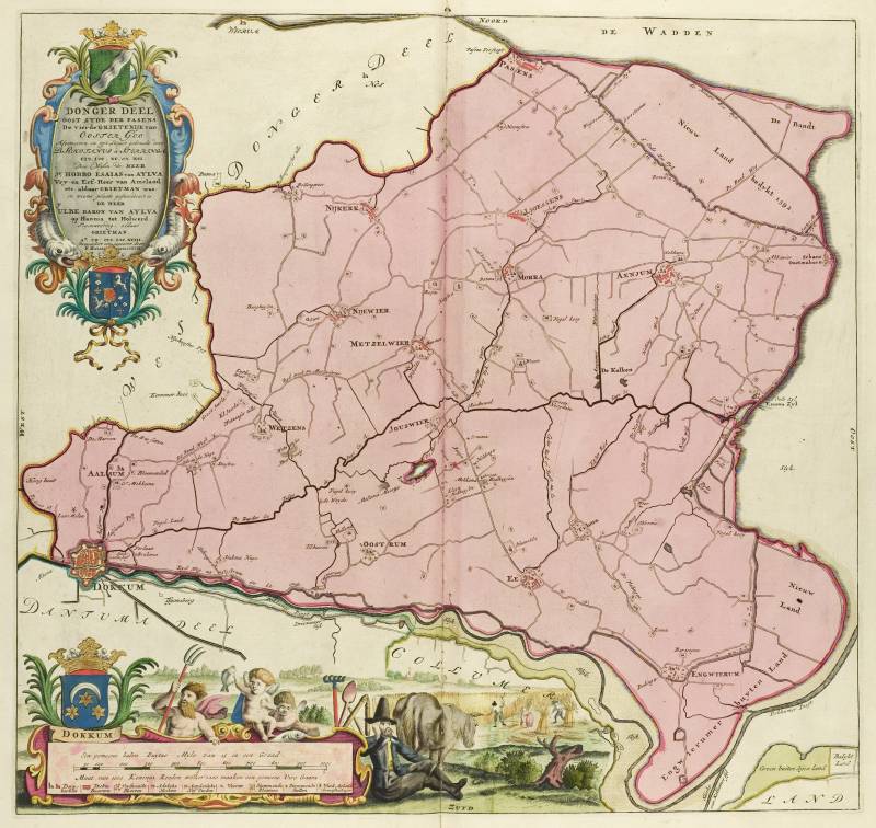 Oostdongeradeel in de atlas van Schotanus