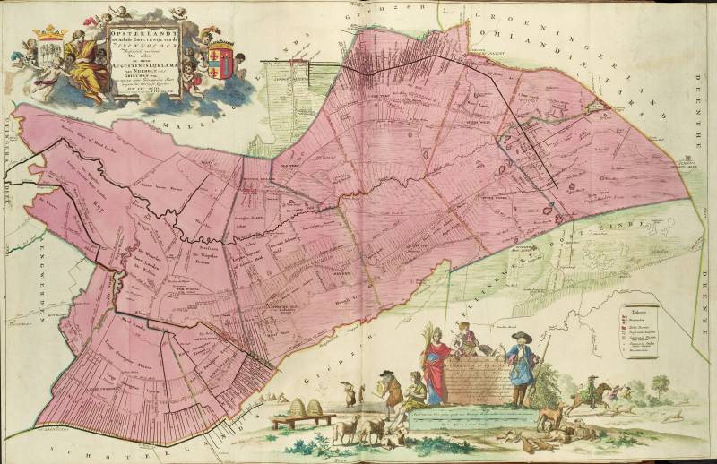 Opsterland in de atlas van Schotanus