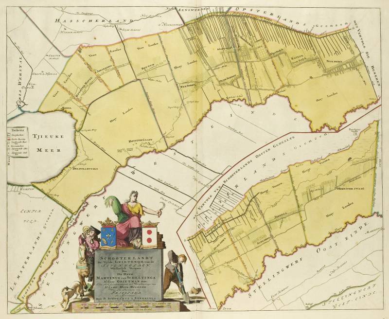 Schoterland in de atlas van Schotanus