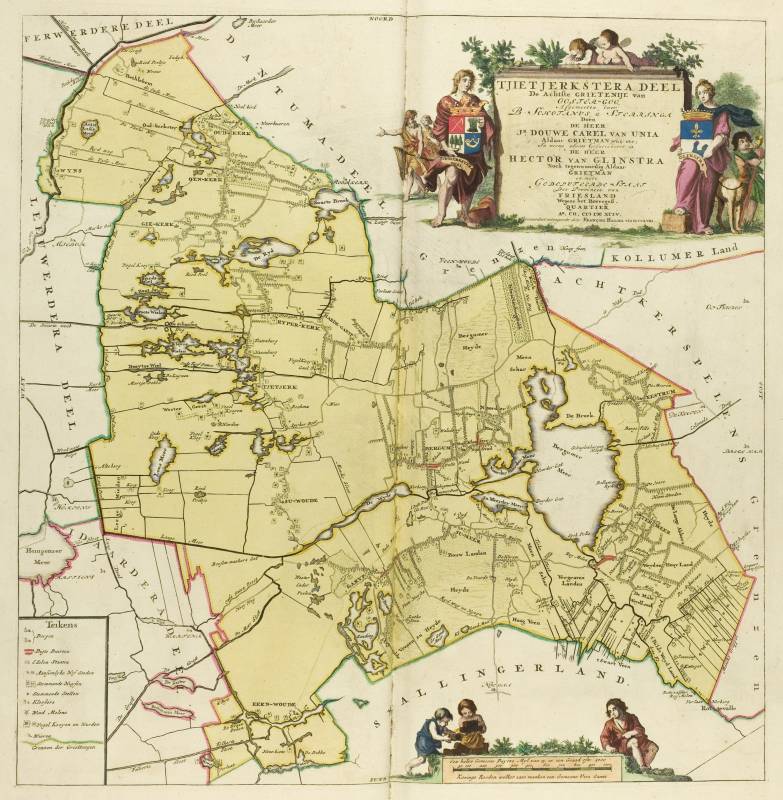 Tietjerksteradeel in de atlas van Schotanus