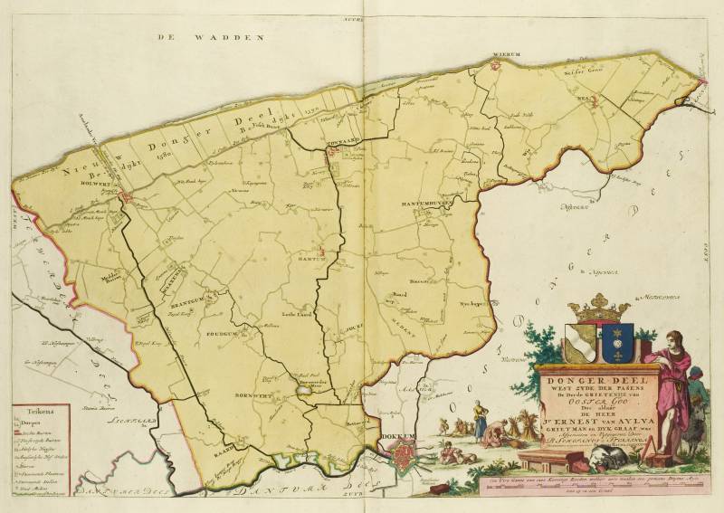 Westdongeradeel in de atlas van Schotanus