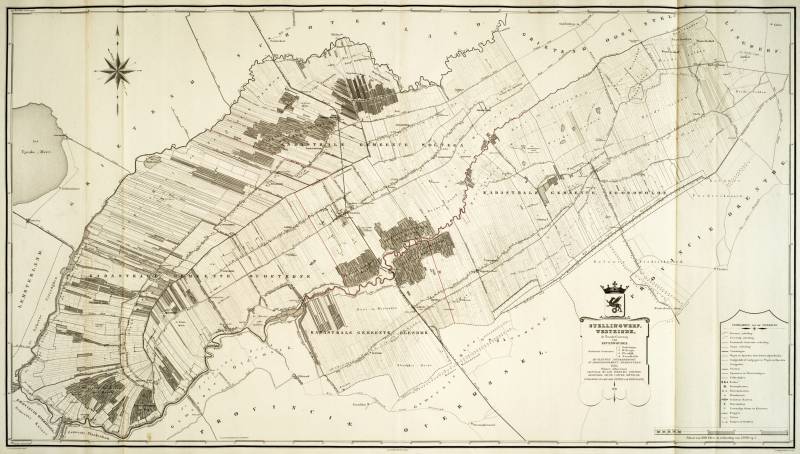 Weststellingwerf in de atlas van Eekhoff
