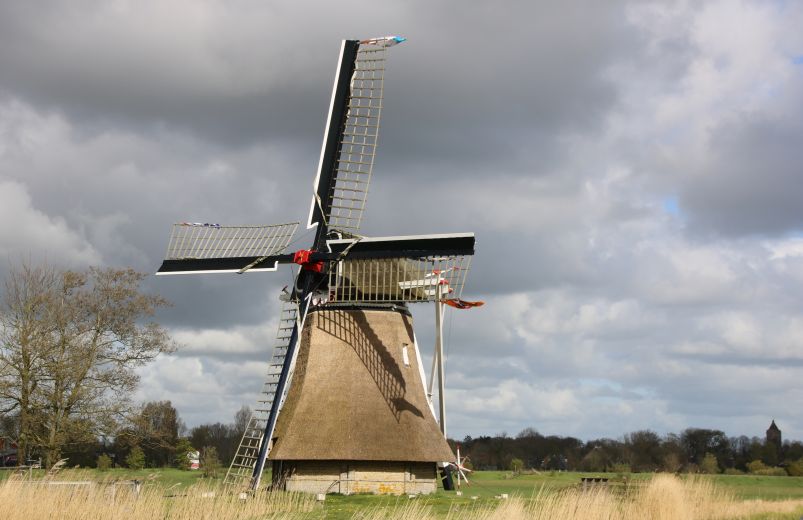 Oudkerkermolen in Aldtsjerk