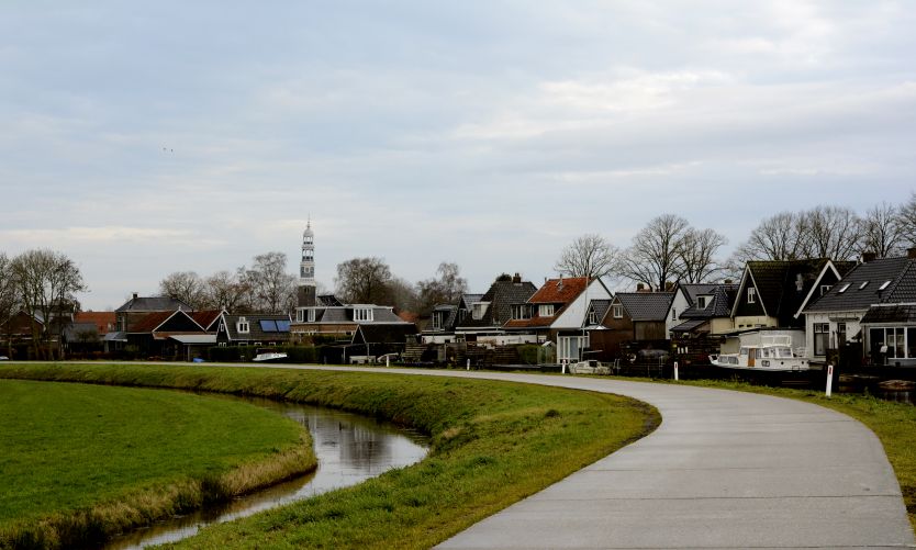 Zicht op Aldeboarn