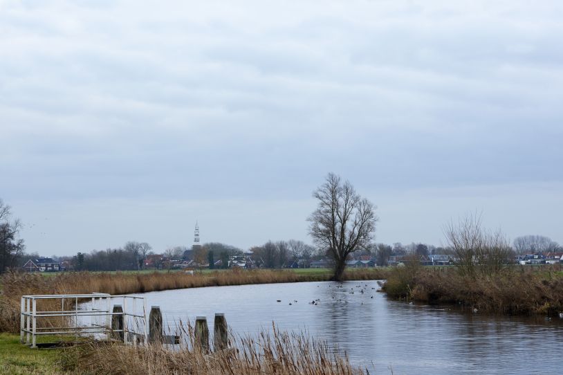 De Boarn met zicht op Aldeboarn