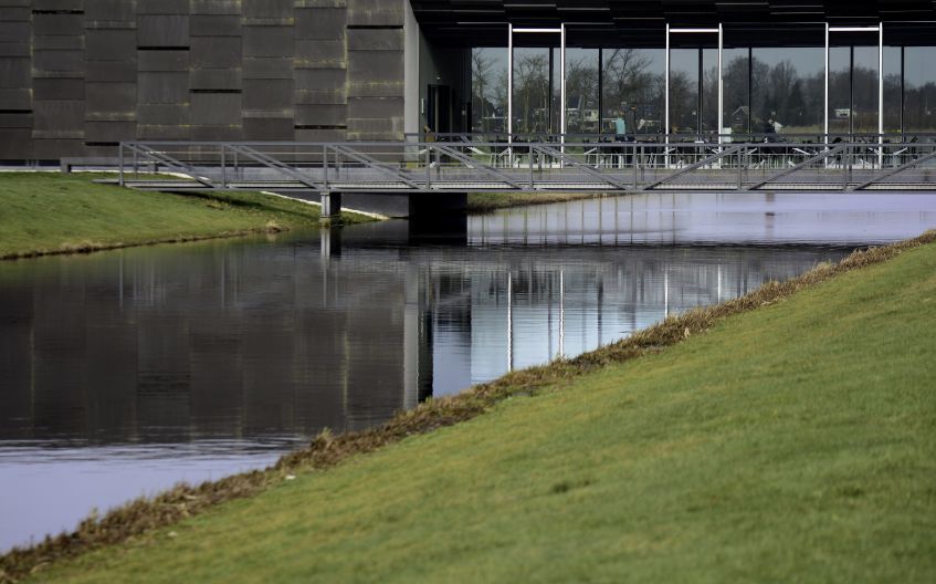 Zicht op Belverdere in DE Knipe