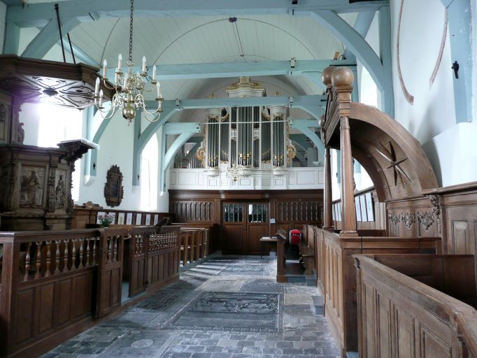 Mariakerk Beers overzicht interieur