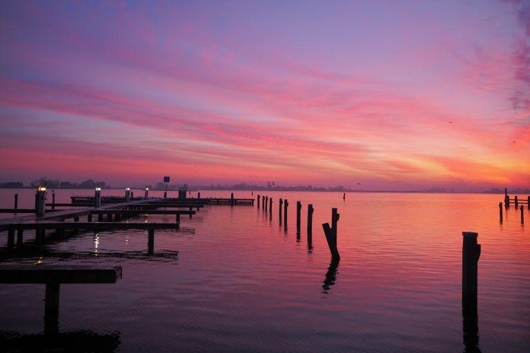 Zonsopkomst boven het Pikmeer