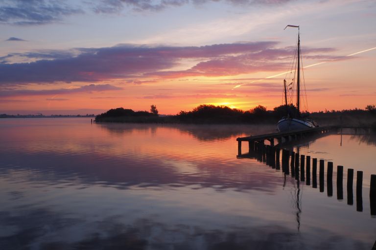 Zonsopkomst bij de Smalle Ee