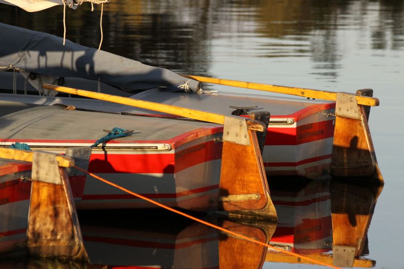 bootjes in de Tsjonger bij Zevenbuurt