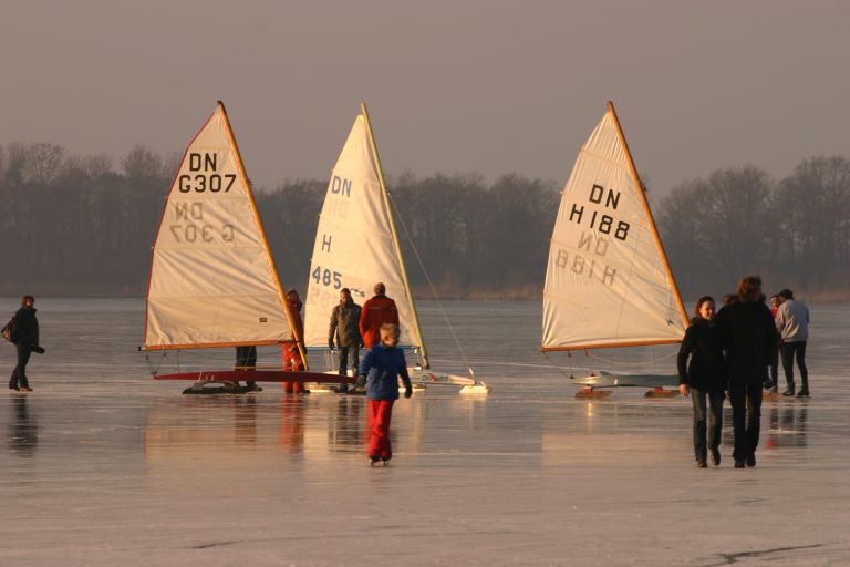 ijszeilen Nannewijd Oudehaske