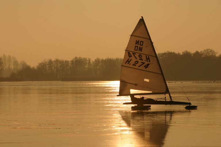 ijszeilen Nannewijd Oudehaske