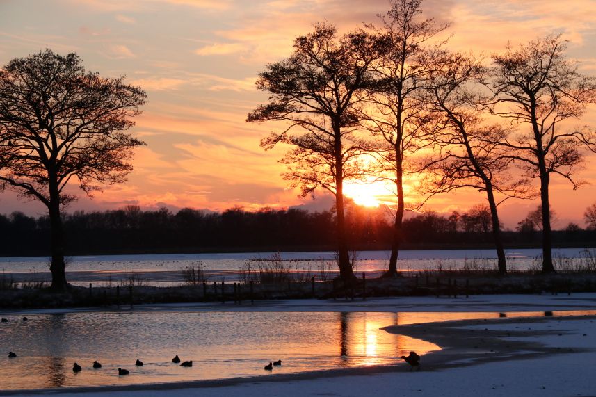 Zonsondergang Nannewijd Oudehaske